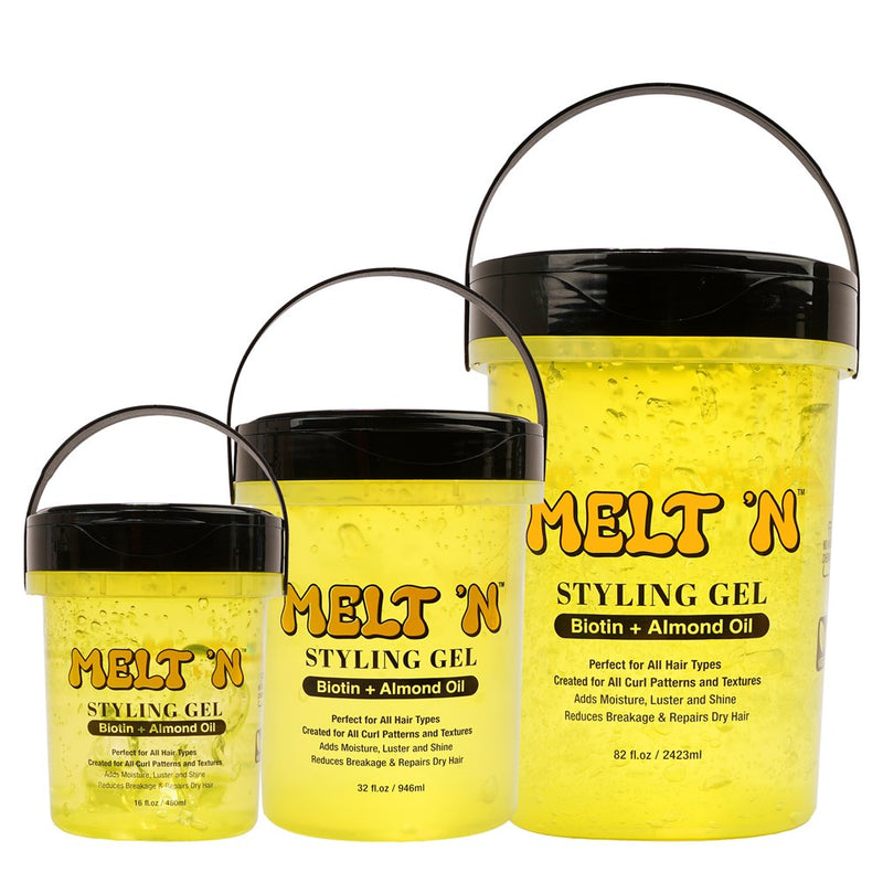 EBIN MELT'N Styling Gel Yellow [Biotin + Almond Oil]