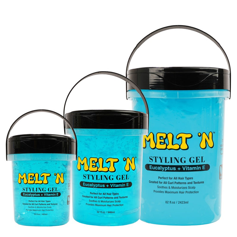 EBIN MELT'N Styling Gel Blue [Eucalytus + Vitamin E]