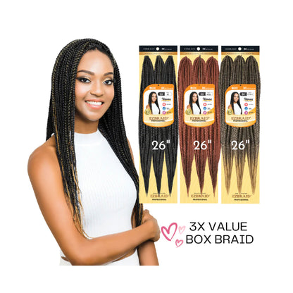 EZBRAID Professional 3X Box Braid (26inch)