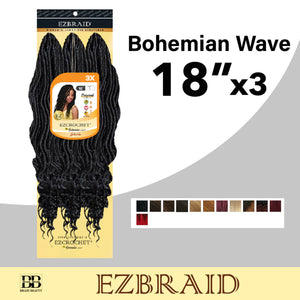 EZBRAID Ezcrochet 3X Bohemian Locs (18inch)