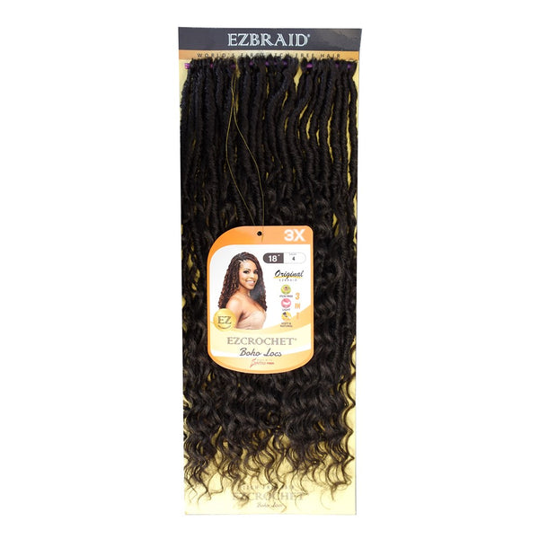 EZBRAID Ezcrochet 3X Boho Locs Braid (18inch)