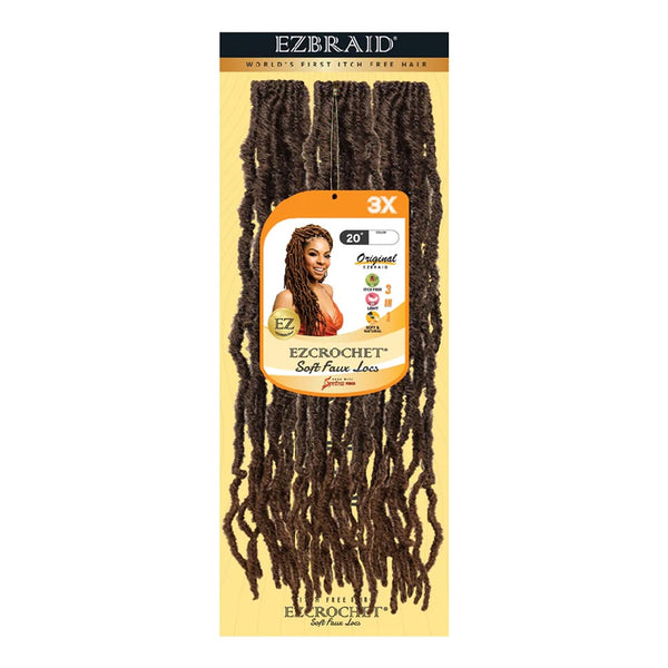 EZBRAID Ezcrochet 3X Soft Faux Locs Braid (20inch)