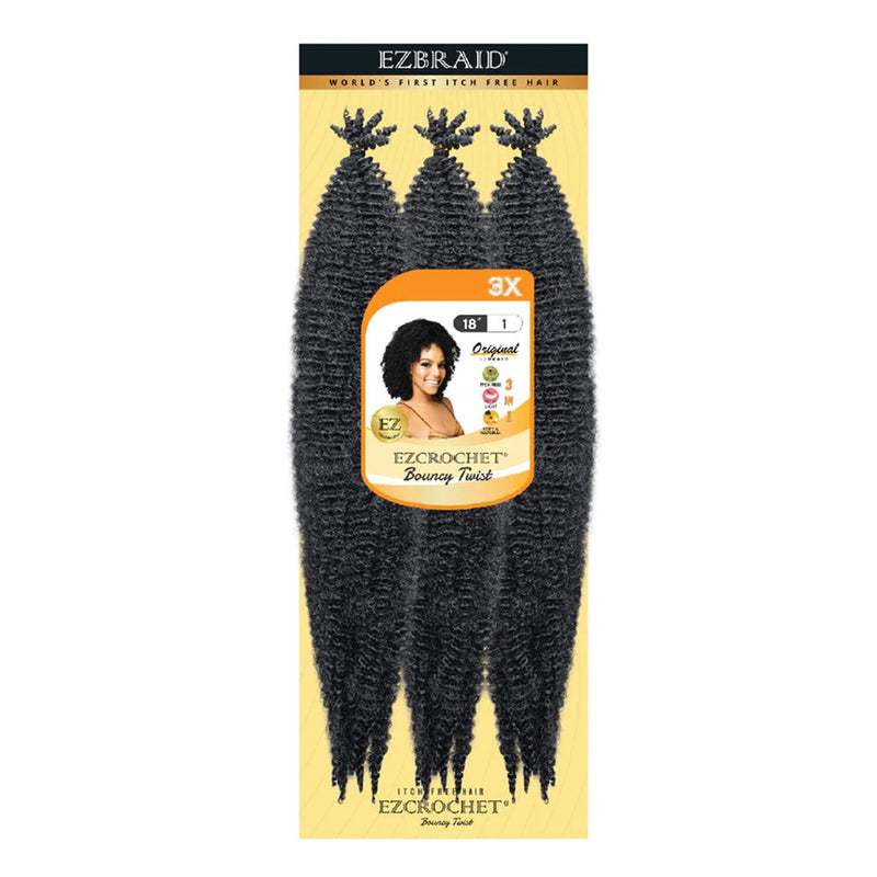 EZBRAID Ezcrochet 3X Bouncy Twist Braid (18inch)