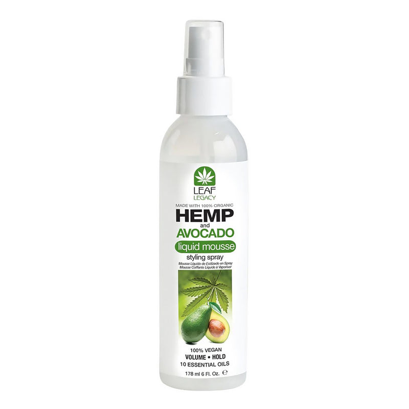 FANTASIA LEAF LEGACY Hemp & Avocado Liquid Mousse Styling Spray (6oz)