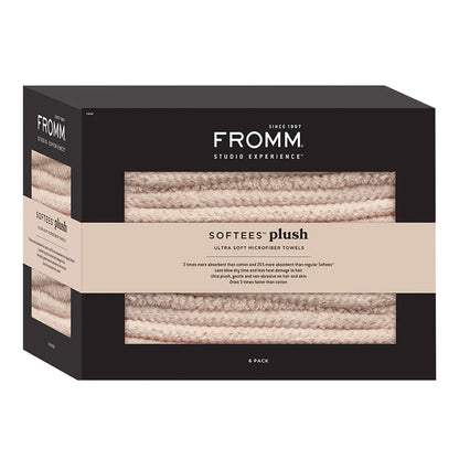 FROMM Softees Plush Microfiber Towel (20' x 34') - (6pk)