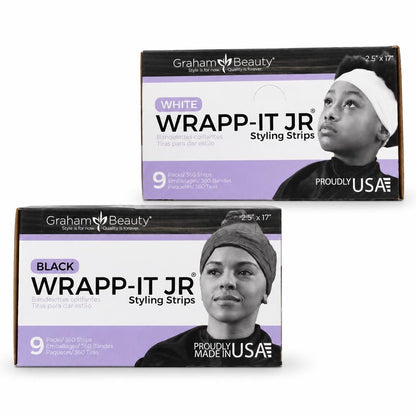 GRAHAM BEAUTY Wrapp-It Jr. Styling Strips Carton (9 Packs/Carton)