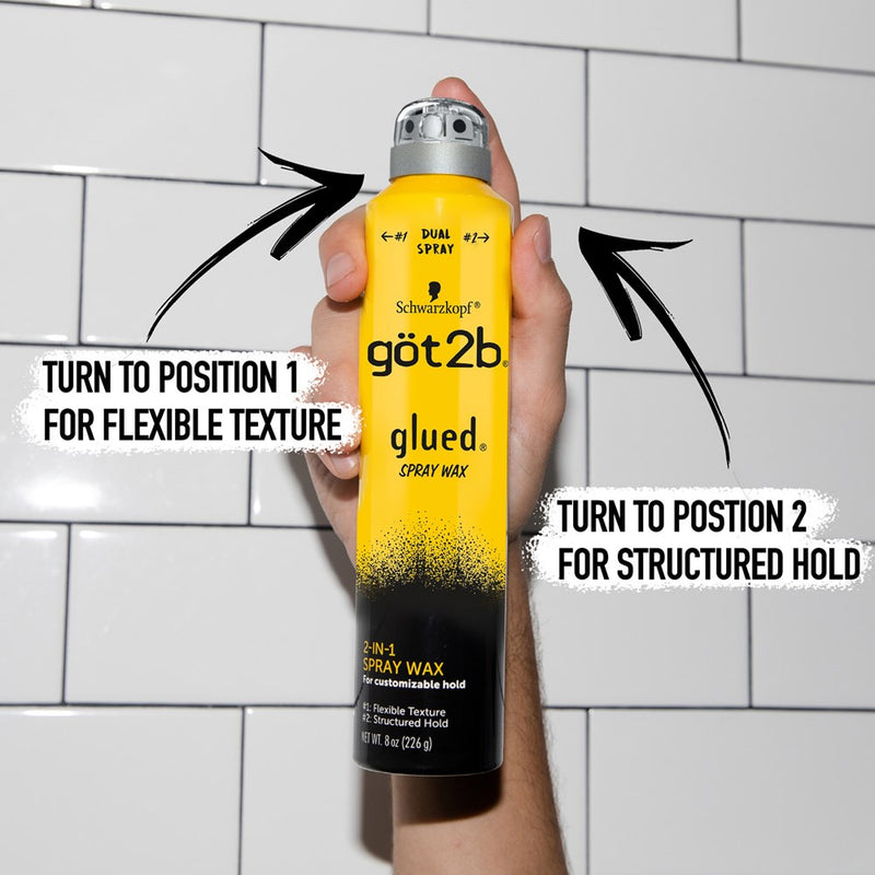 GOT2B Glued Spray Wax [2-in-1 Spray] (8oz)