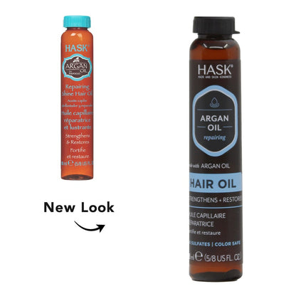 HASK Argan Oil Repairing Shine Hair Oil Vial