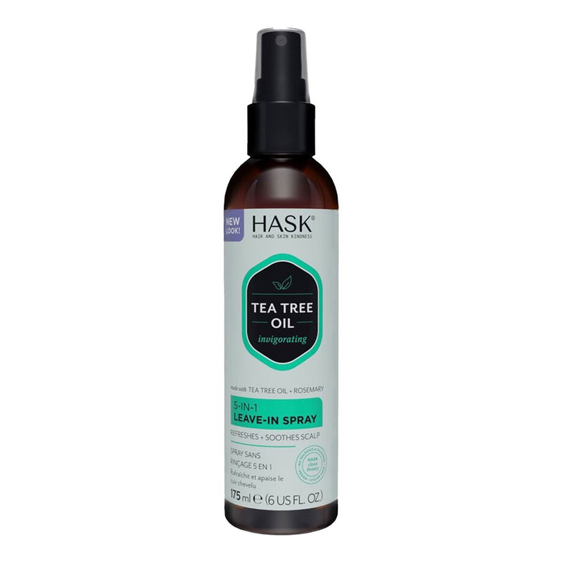 HASK Tea Tree Oil & Rosemary Invigorating 5-In-1 Leave-In Spray (6oz)