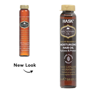 HASK Macadamia Oil Moisturizing Shine Hair Oil Vial