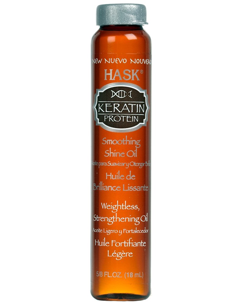 HASK Keratin Protein Smoothing Hair Oil Vial