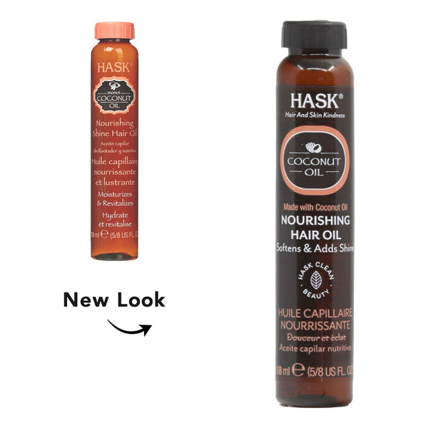 HASK Monoi Coconut Oil Nourishing Shine Hair Oil Vial