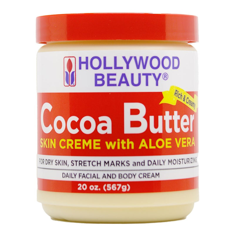 HOLLYWOOD BEAUTY Cocoa Butter Creme with Aloe Vera (20oz)