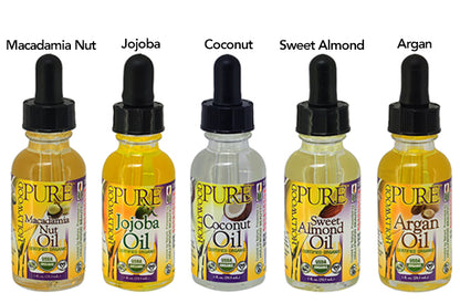 HOLLYWOOD BEAUTY PURE Certified Organic Oils (1oz)