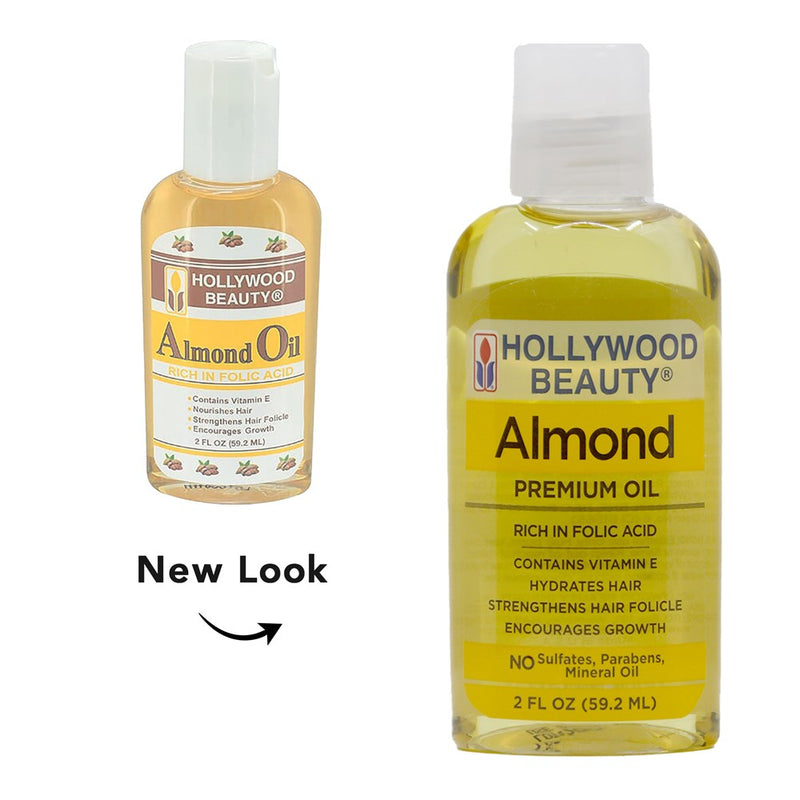 HOLLYWOOD BEAUTY Almond Oil (2oz)