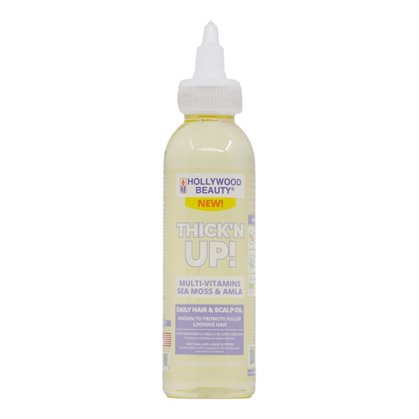 HOLLYWOOD BEAUTY Thick'n Up Sea Moss & Amla Hair & Scalp Oil (4oz)