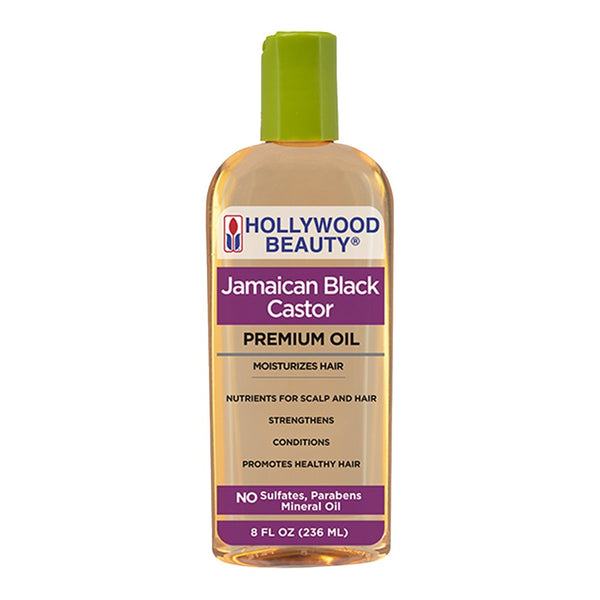 HOLLYWOOD BEAUTY Jamaican Black Castor Premium Oil (8oz)