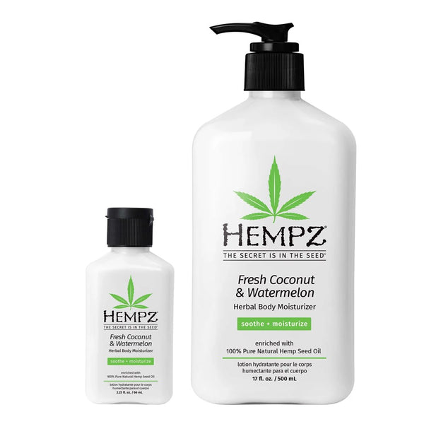 HEMPZ Fresh Coconut & Watermelon Herbal Body Moisturizer