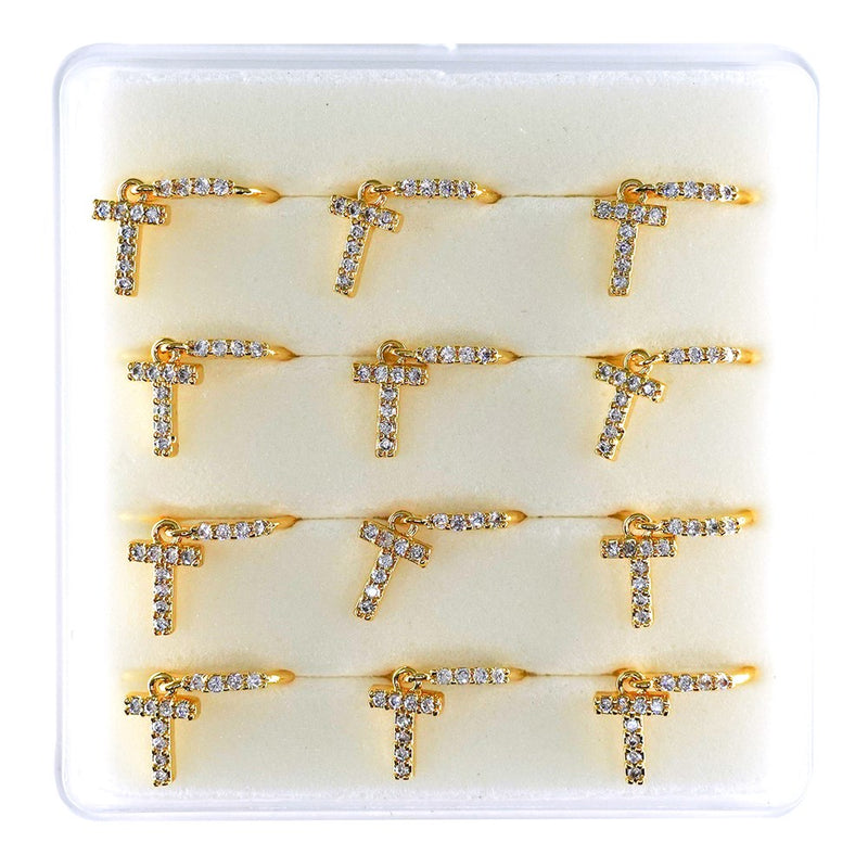 INTERVISION Copper Nose Stud NP22-T (12pcs)