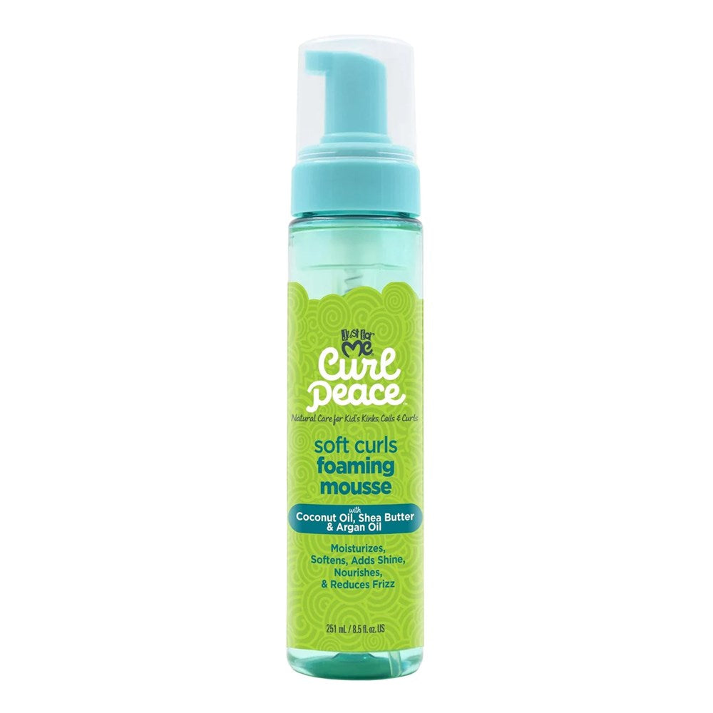 JUST FOR ME Curl Peace Soft Curls Foaming Mousse (8.5oz)