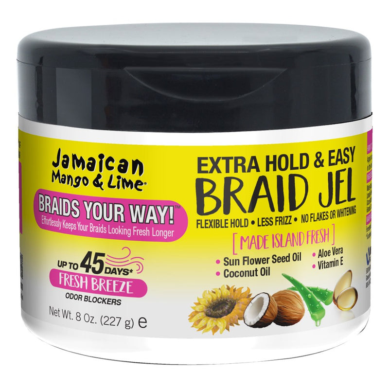 JAMAICAN MANGO & LIME Braids Your Way Braid Jel (8oz)