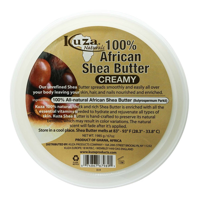 KUZA 100% African Shea Butter White [Creamy]