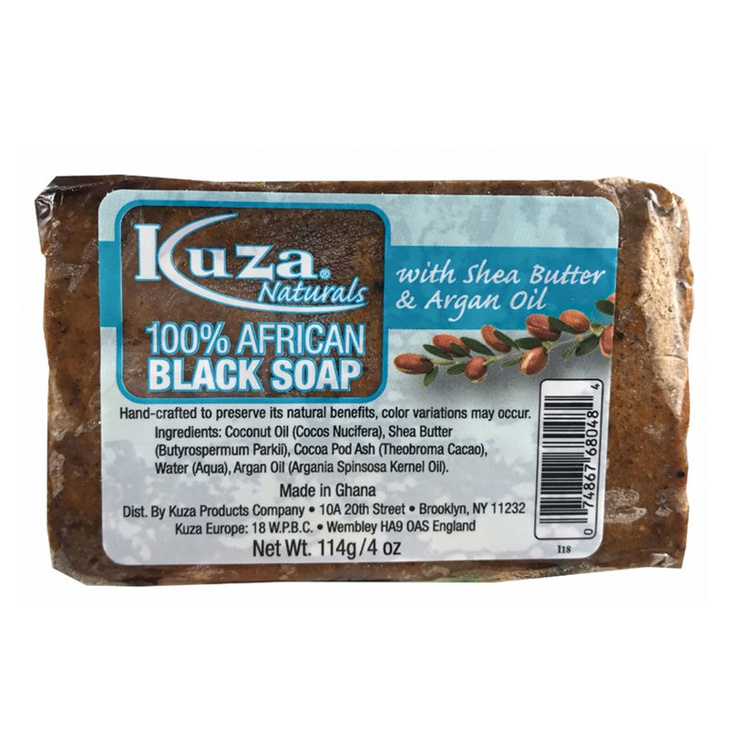 KUZA 100% African Black Soap (4oz)