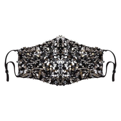 KIM & C Large Seuquin Earloop Face Mask