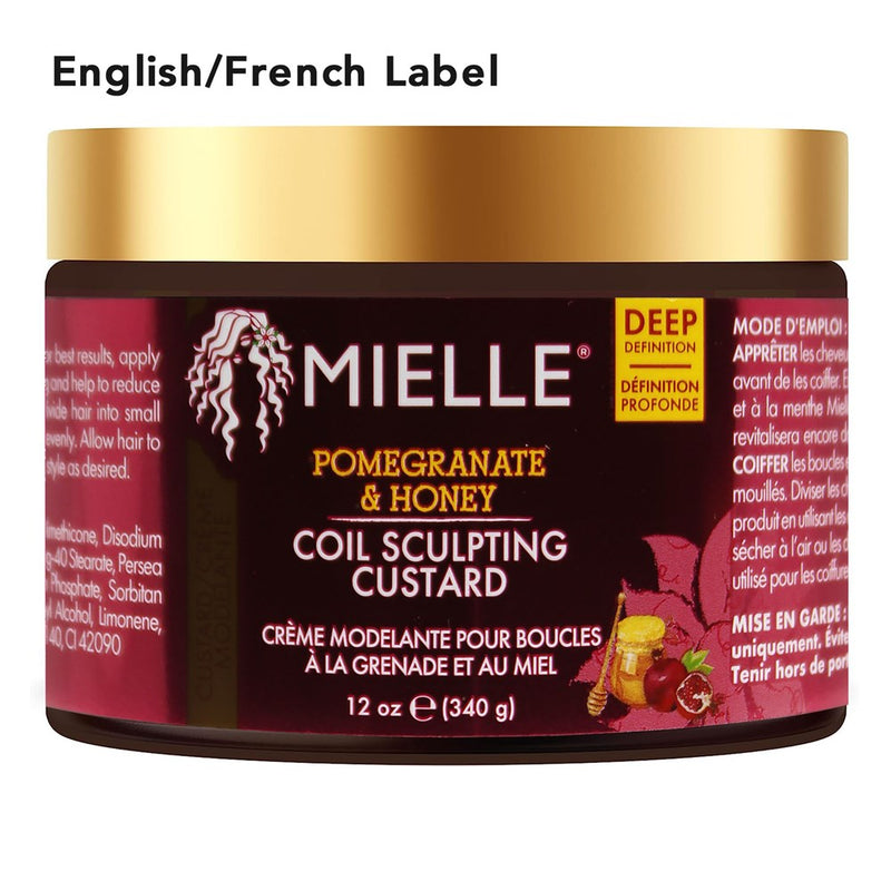 MIELLE Pomegranate & Honey Coil Sculpting Custard (12oz)