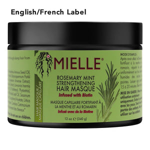 MIELLE Rosemary Mint Strengthening Hair Masque (12oz)