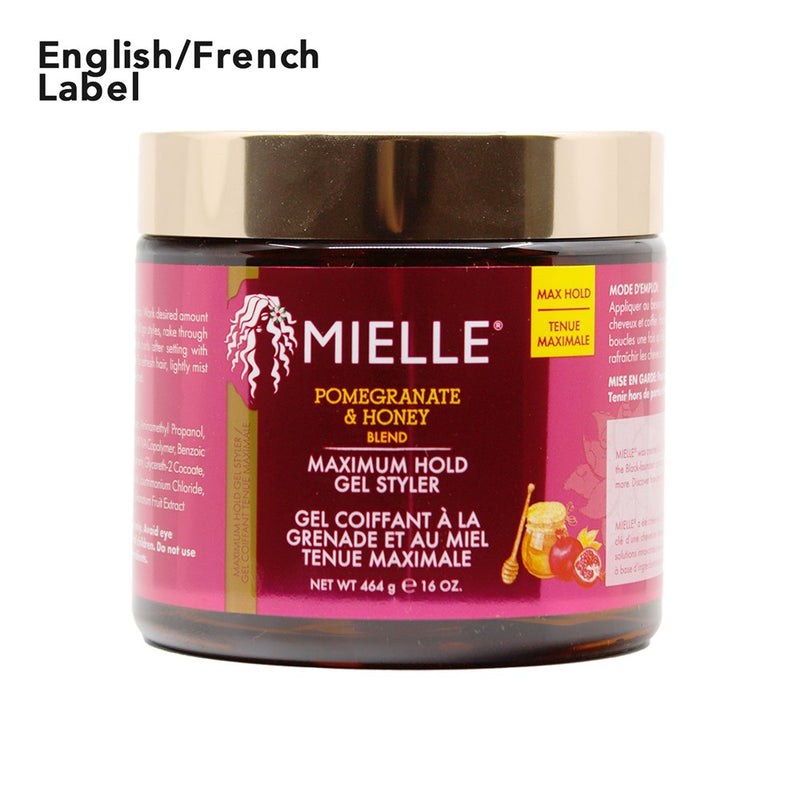 MIELLE Pomegranate & Honey Styling Gel Extra Hold (16oz)