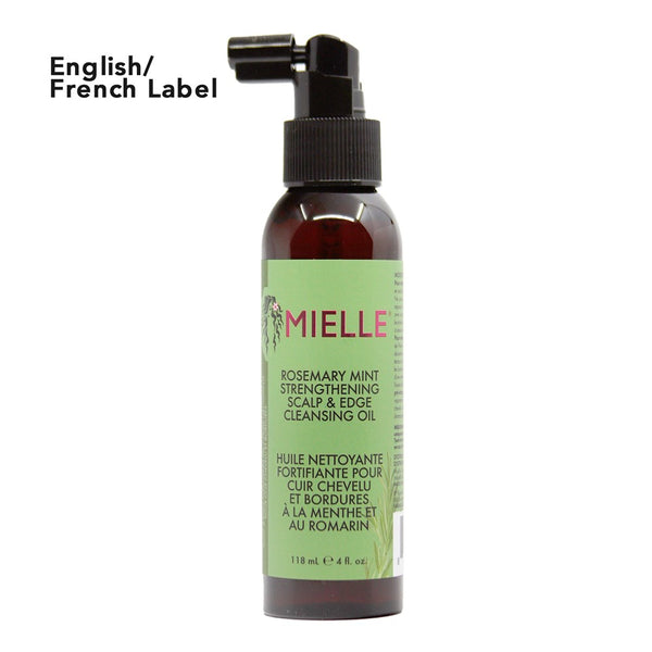 MIELLE Rosemary Mint Strengthening Scalp & Edge Cleansing Oil (4oz)