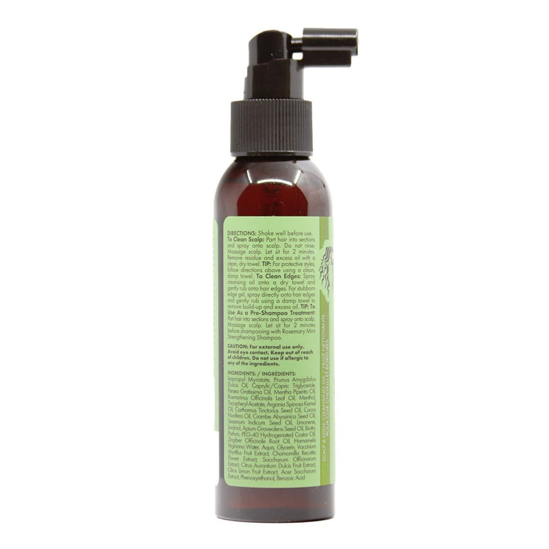 MIELLE Rosemary Mint Strengthening Scalp & Edge Cleansing Oil (4oz)