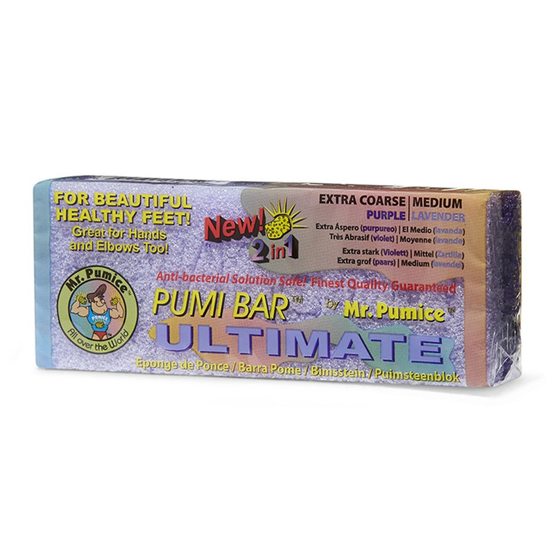 MR. PUMICE Ultimate Pumi Bar (2 Sided / Extra Coarse-Medium / 5" Long)