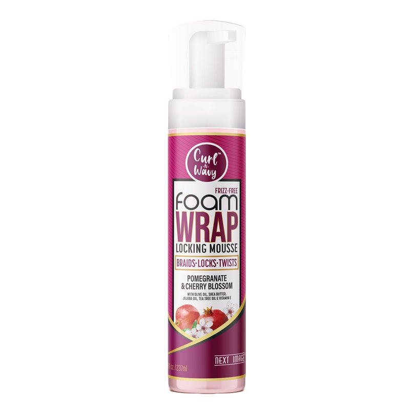 NEXT IMAGE Curl & Wavy Foam Wrap Locking Mousse (8oz)