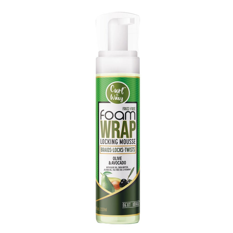 NEXT IMAGE Curl & Wavy Foam Wrap Locking Mousse (8oz)