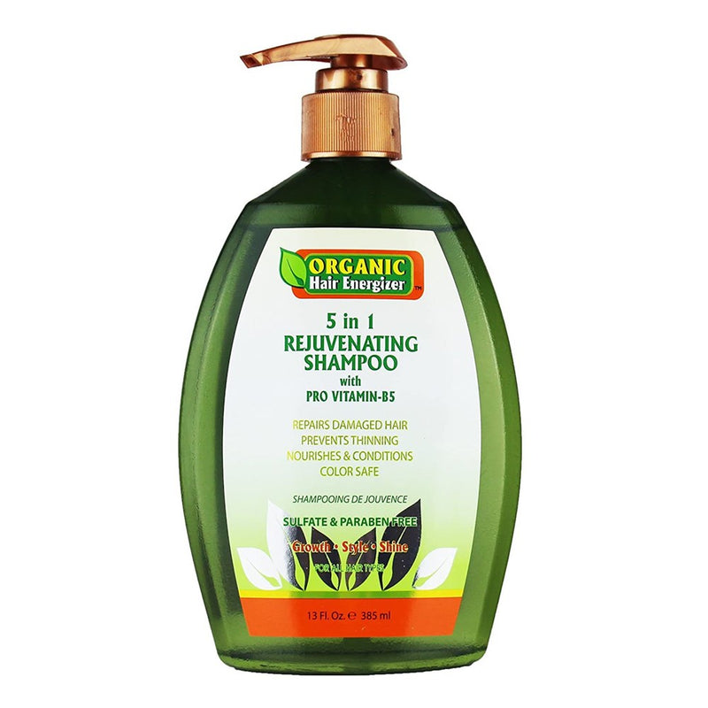 ORGANIC HAIR ENERGIZER 5 IN 1 Rejuvenating  Shampoo (13oz)