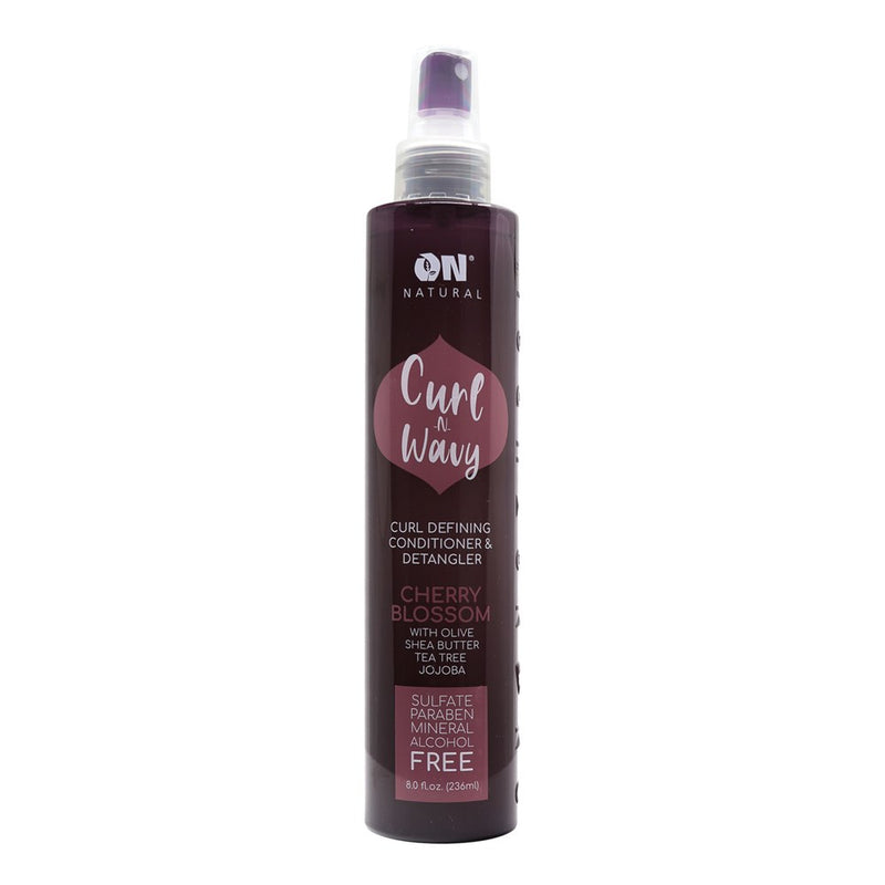 ON NATURAL Curl & Wavy Cherry Bossom Conditioner & Detangler (8oz)