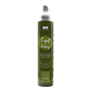 ON NATURAL Curl & Wavy Avocado Conditioner & Detangler (8oz)