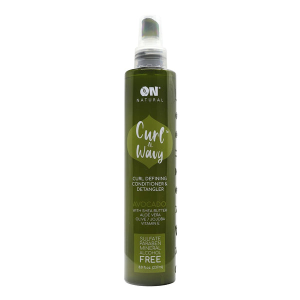 ON NATURAL Curl & Wavy Avocado Conditioner & Detangler (8oz)