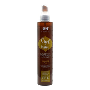 ON NATURAL Curl & Wavy Argan Conditioner & Detangler (8oz)