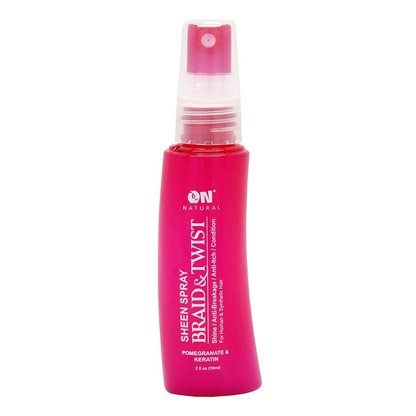 ON NATURAL Braid & Twist Sheen Spray [Pomegranate & Keratin] (2oz)