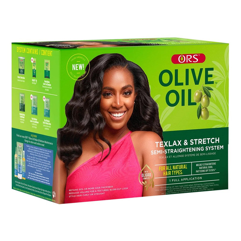 ORS Olive Oil Texlax & Stretch Semi Straightening System