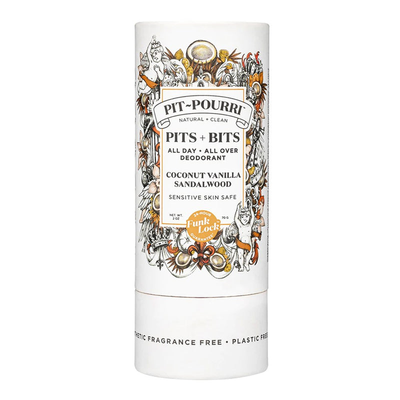 PIT-POURRI Pits + Bits Natural Full Body Deodorant (2oz)