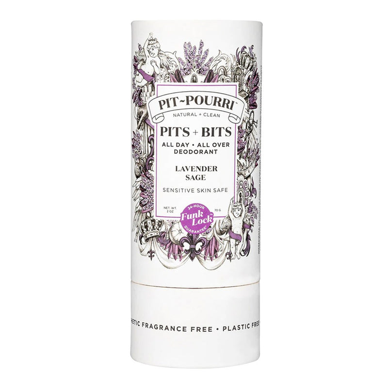 PIT-POURRI Pits + Bits Natural Full Body Deodorant (2oz)