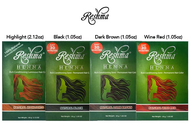 RESHMA 30-Minute Henna Semi Permanent Hair Color