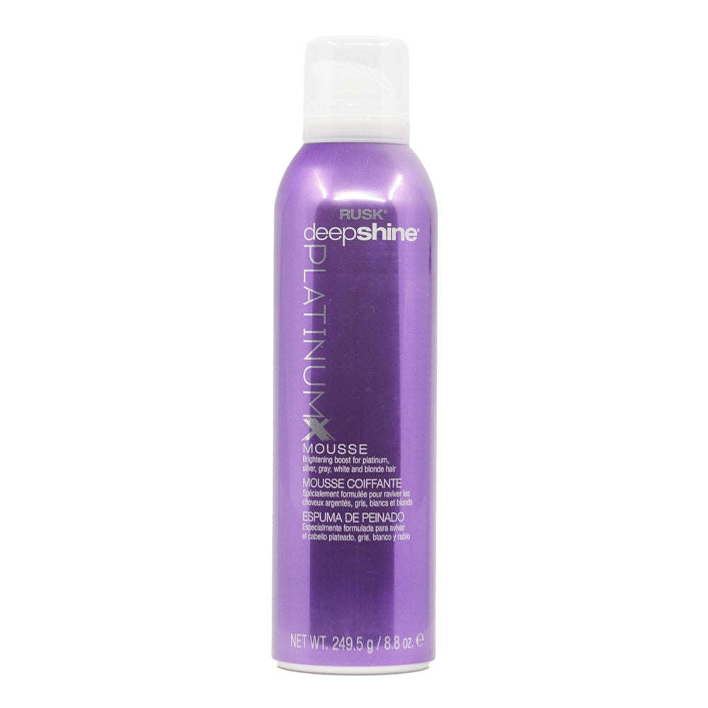 Superfine Rusk RUSK Deep Shine PLATINUMX Mousse (9oz)