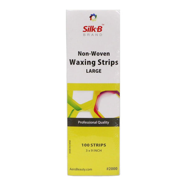 SILK B PROFESSIONAL Non-Woven Waxing Strips (3 x 9" Precut / 100pc/pk)