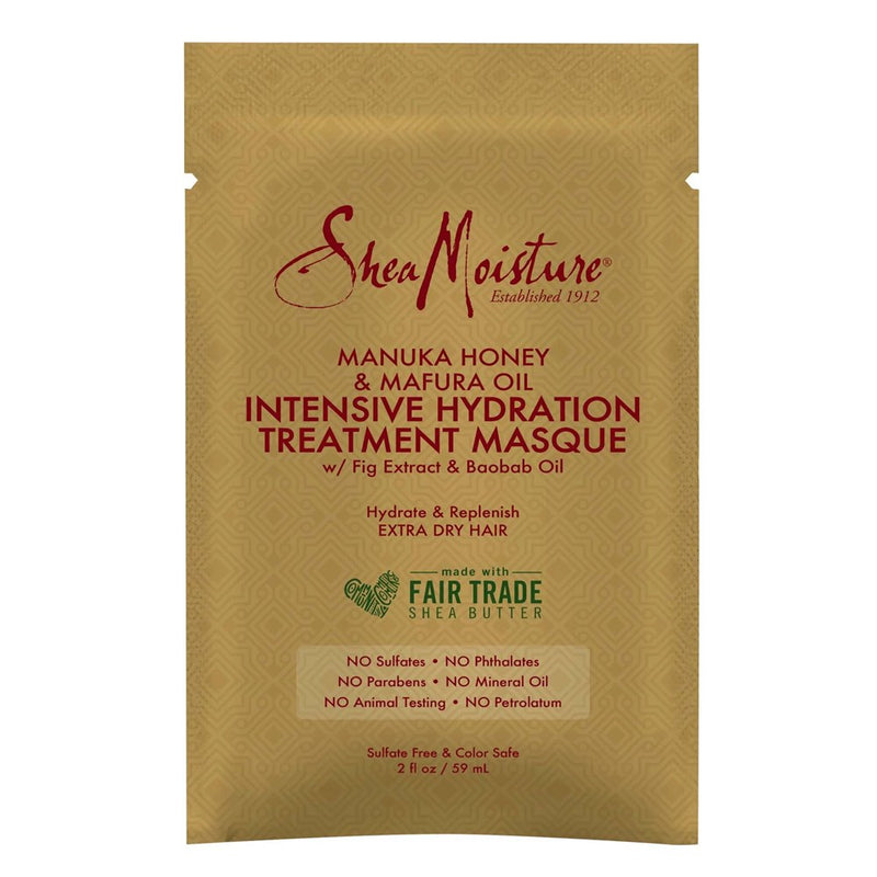 SHEA MOISTURE Manuka Honey & Mafura Oil Intensive Hydration Hair Masque Packet (2oz)