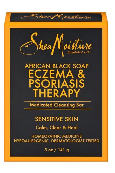 SHEA MOISTURE African Black Soap Eczema & Psoriasis Therapy Soap (5oz)